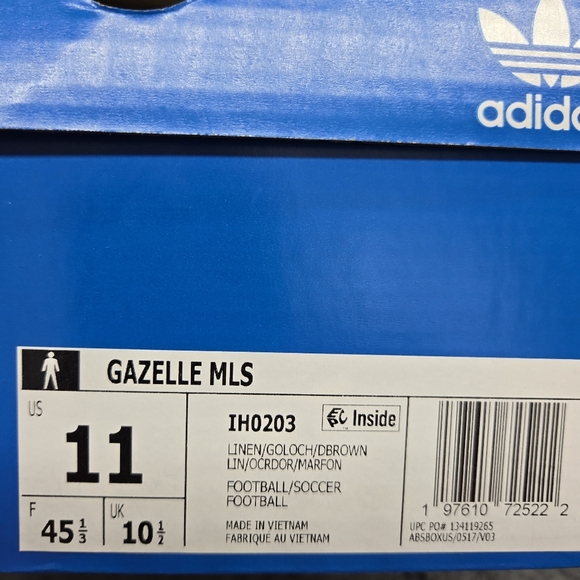 New Adidas LAFC Los Angeles FC MLS Gazelle Men's Shoes Size 11 - Picture 9 of 9